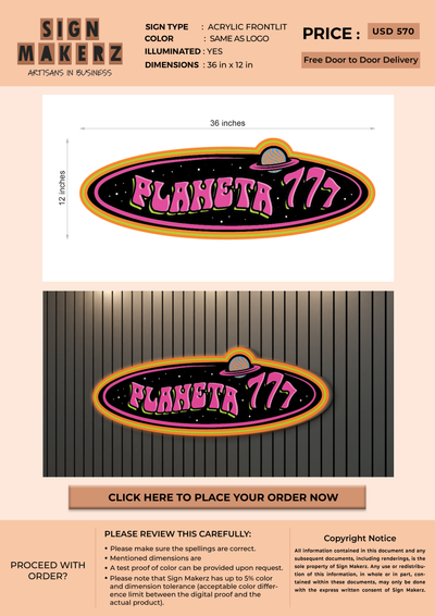 Custom Signs for Pamela Arcega
