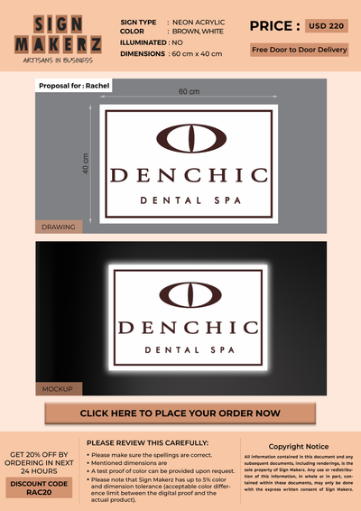 Custom Signs for Rachel