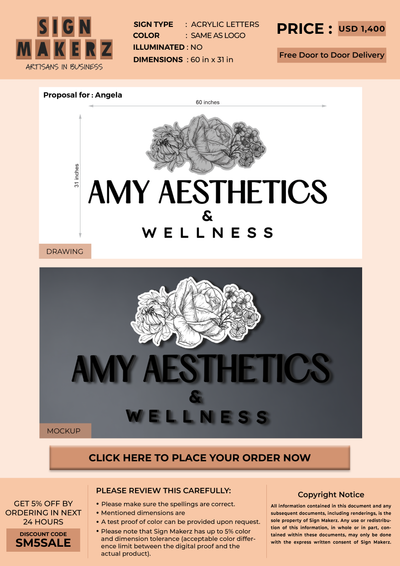 Custom Signs for Angela