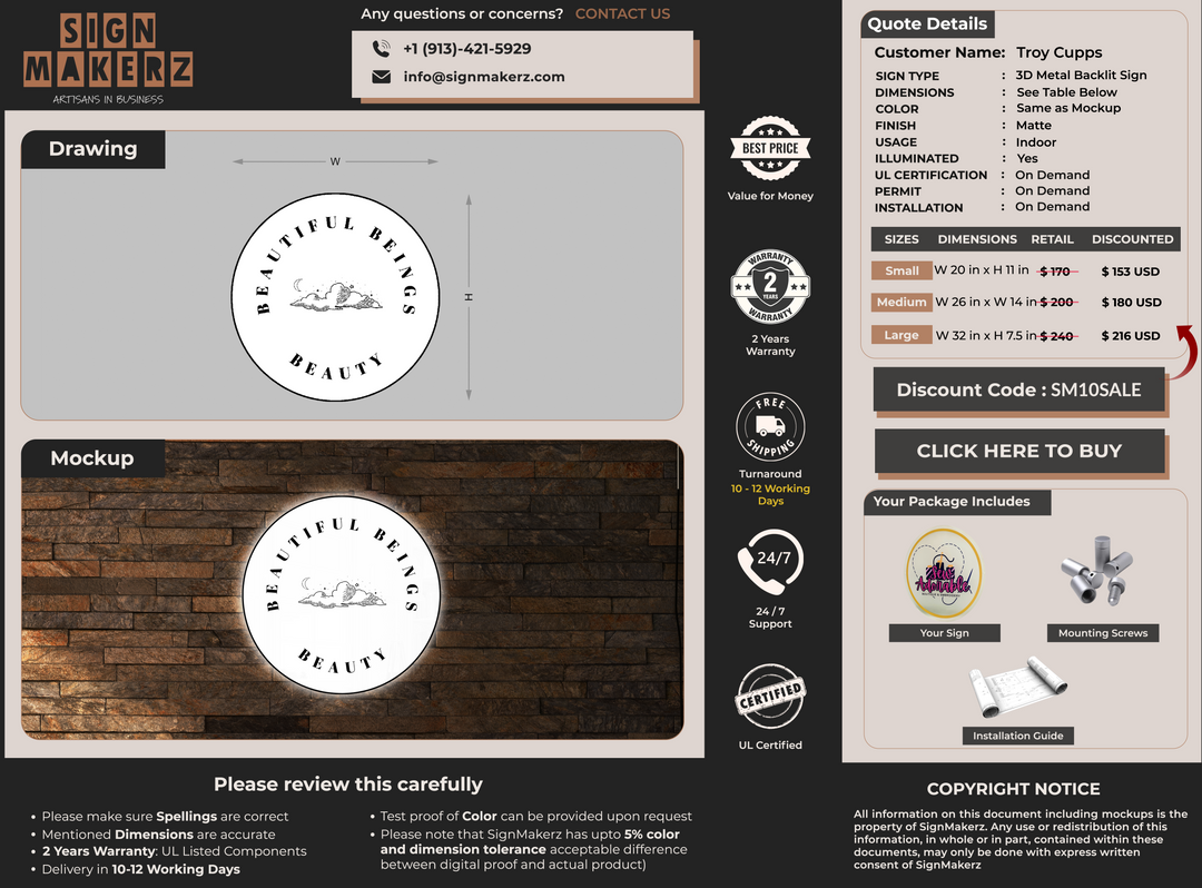 test product with multiple variations