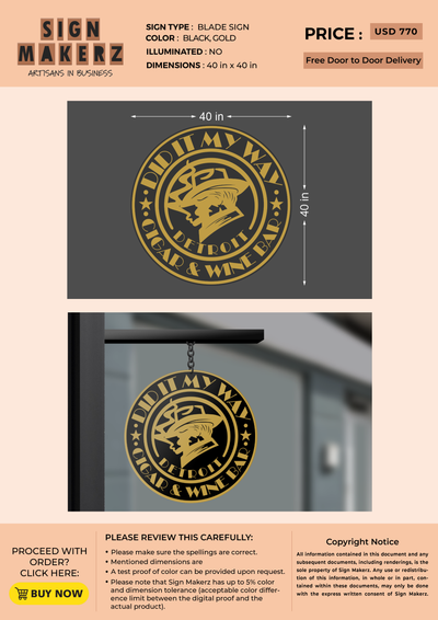 Business signage for Neczar Ayad
