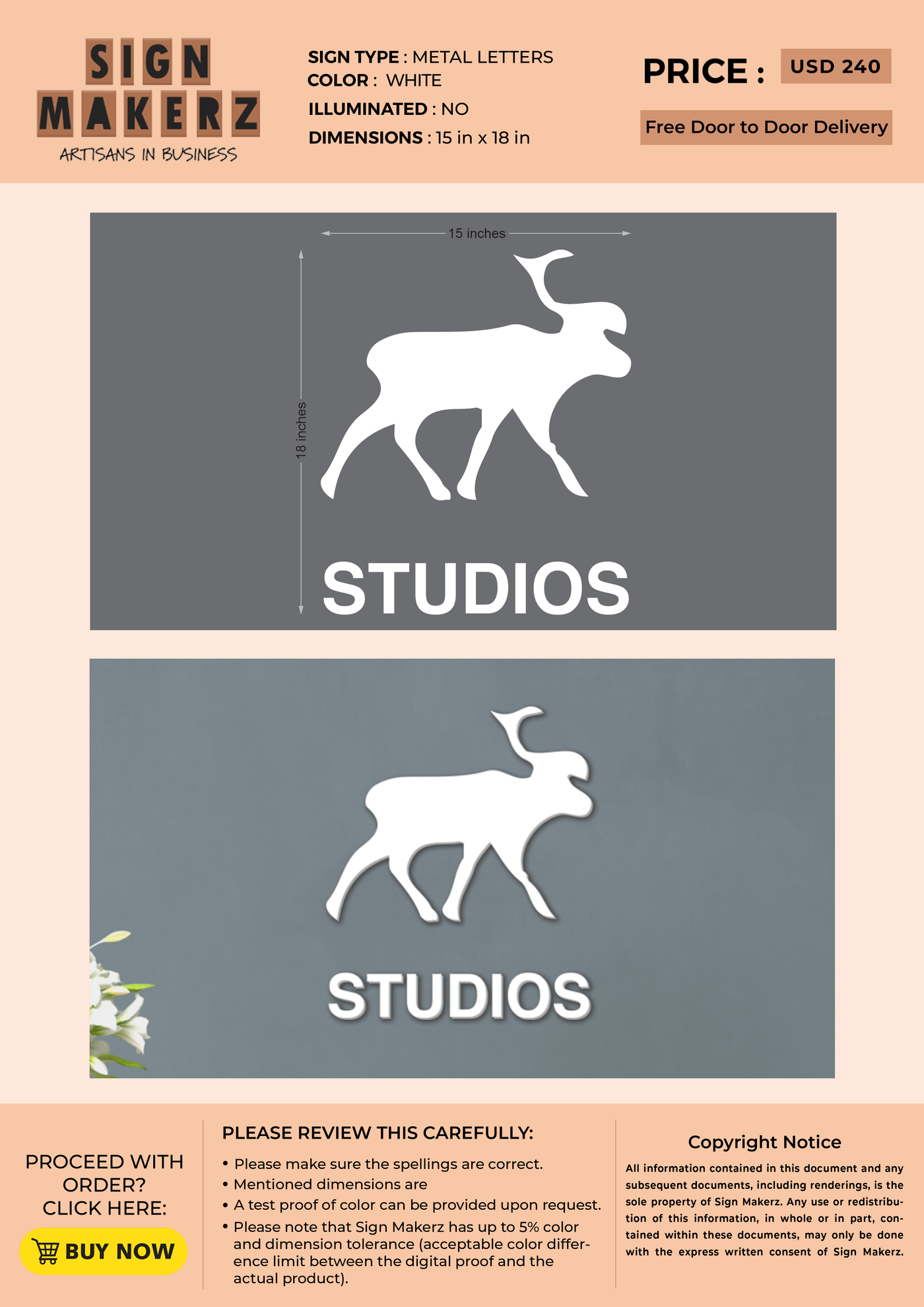 Custom Signs for Melodie Simmons