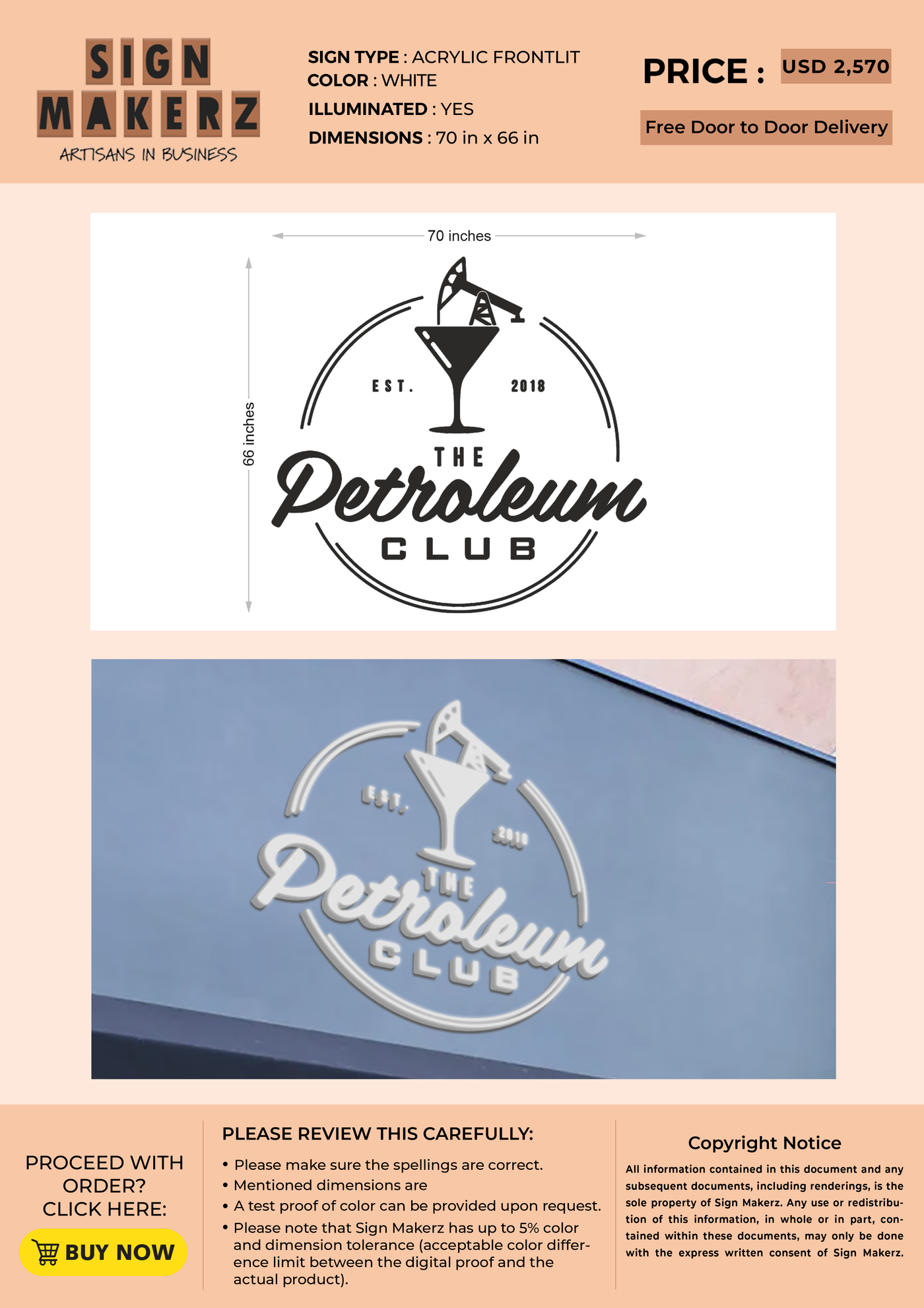 Business signage for Archie Edward