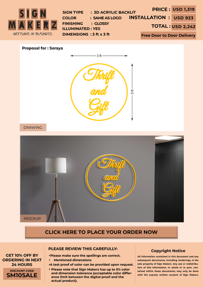 Business Signs for SORAYA