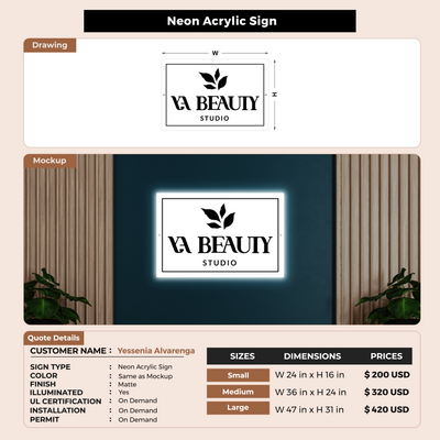 CustomSigns For Yessenia Alvarenga