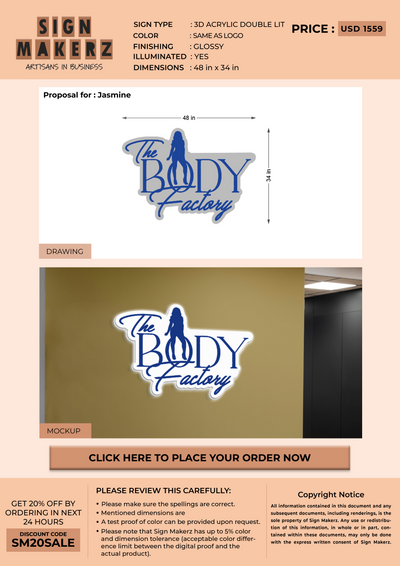 Custom Signs for Jasmine