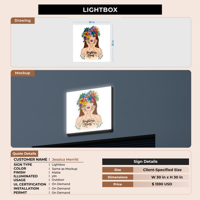 LightBox For Jessica Merritt