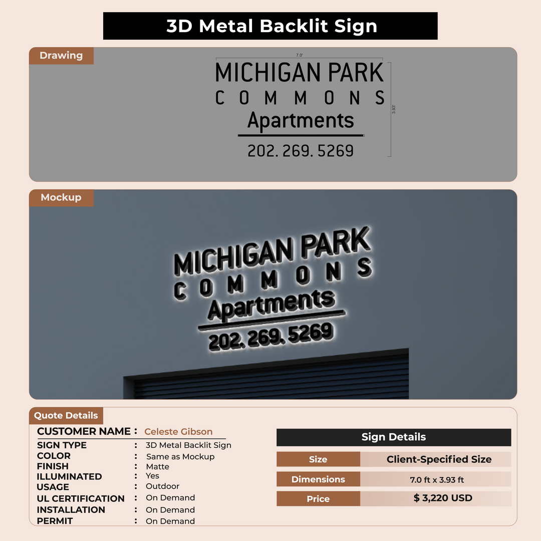 Custom Signs for Sofale