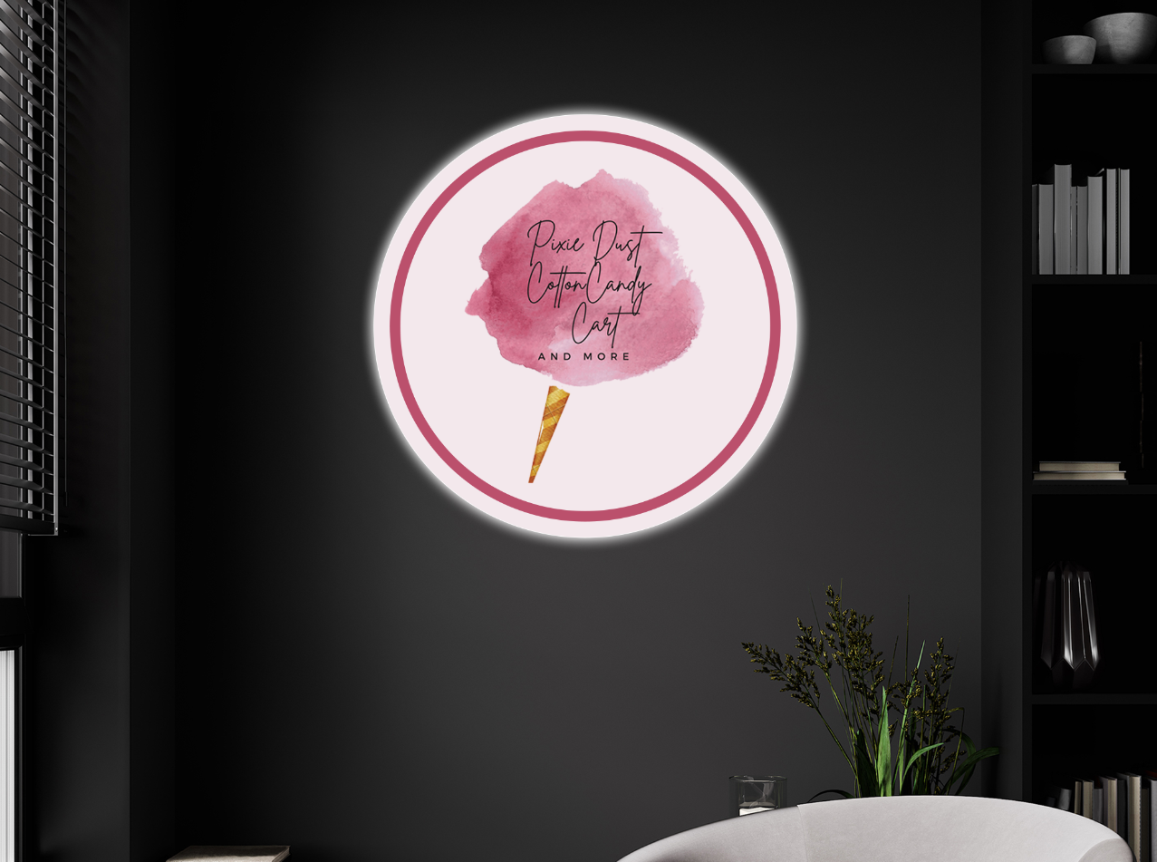 Neon Acrylic Sign for Maricela Hernandez