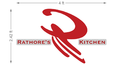 Acrylic Frontlit Sign for S Rathore
