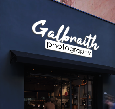 Business signage for Jessi Galbraith
