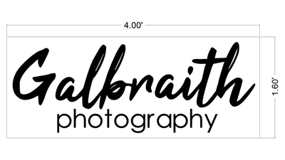 Business signage for Jessi Galbraith
