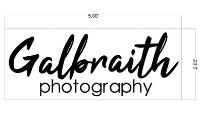 Business signage for Jessi Galbraith