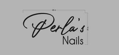 10mm Acrylic Sign for Perla fernandez