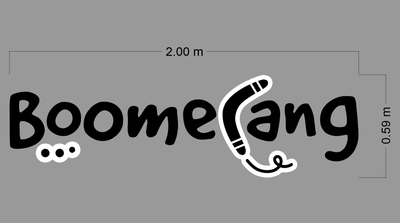 3D Acrylic Frontlit Sign for james