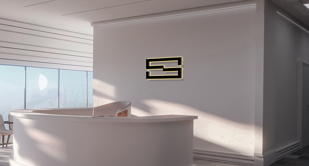 3D Metal Back-Lit Sign for Giles