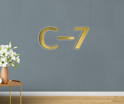 3d metal backlit signs for Stephanie Delles