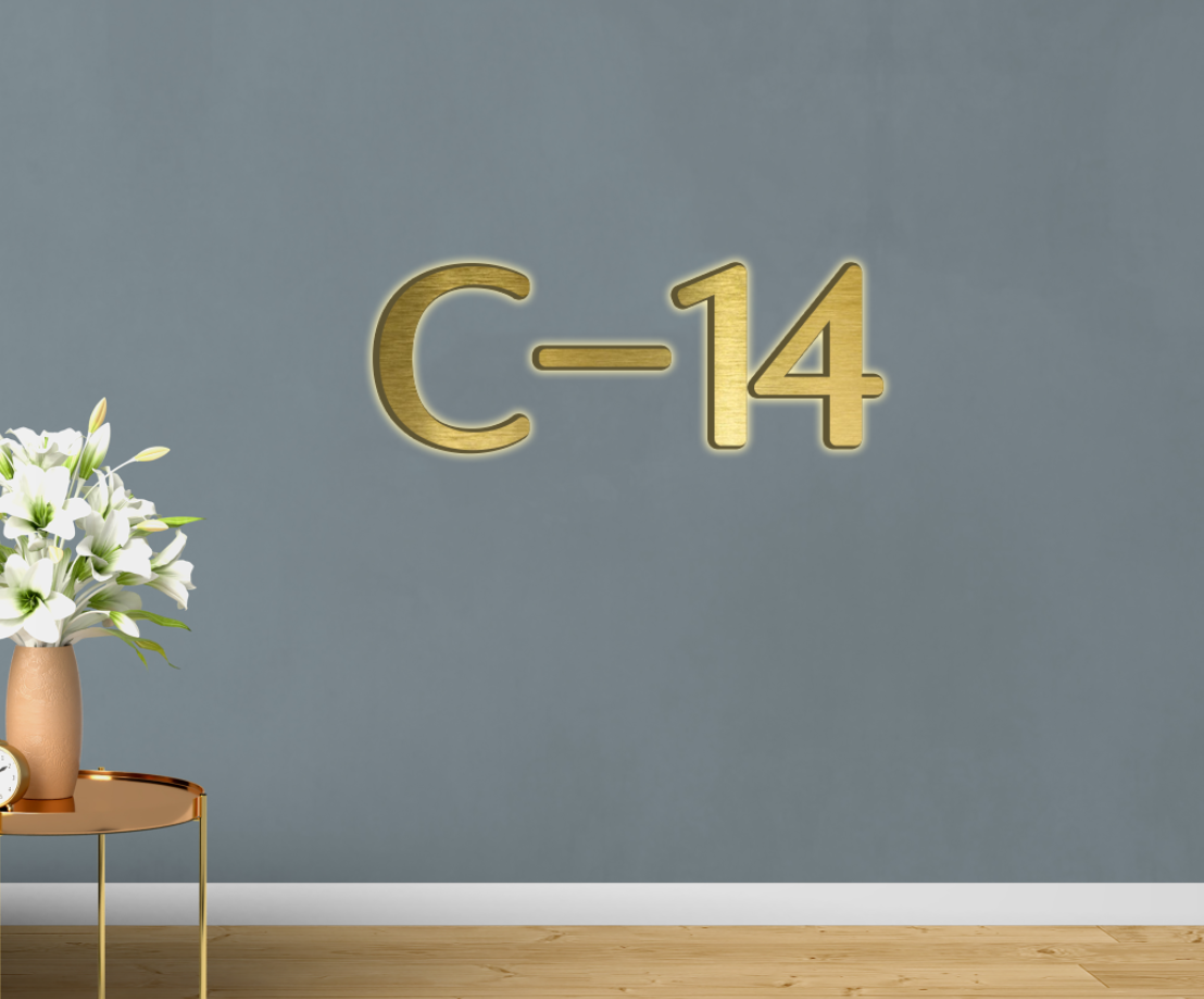 3d metal backlit signs for Stephanie Delles