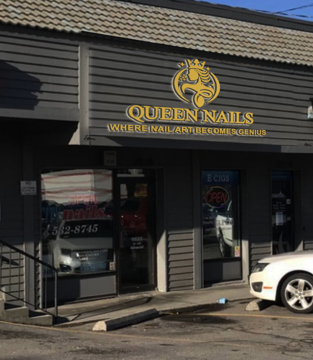 Business signage for Erick Tran
