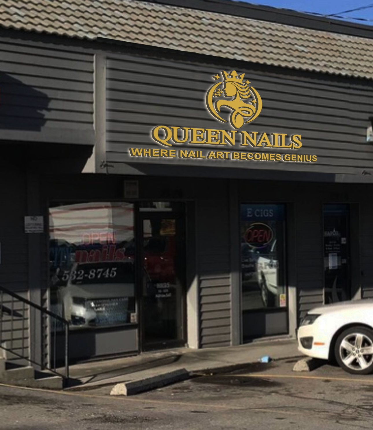 Business signage for Erick Tran