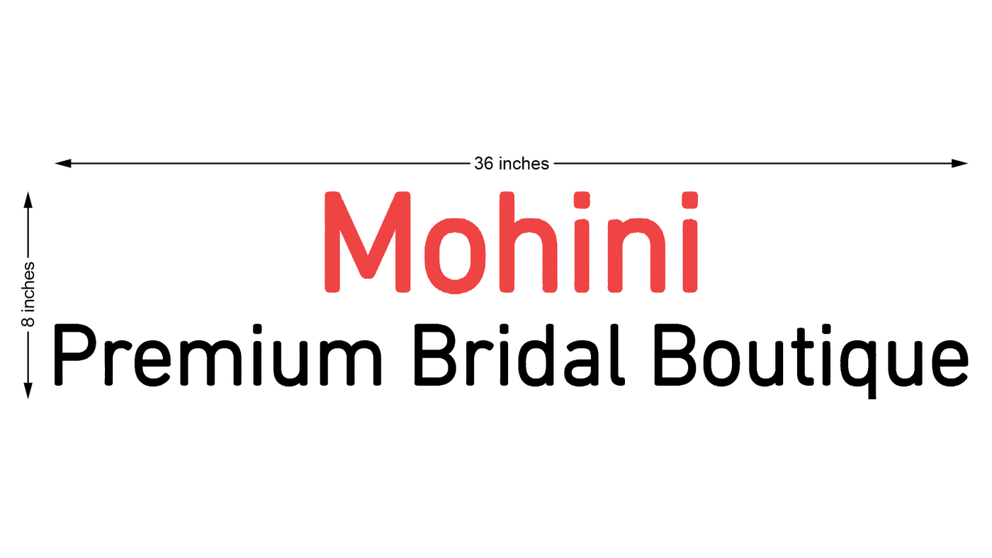 Acrylic Letters sign for Mridul Gop