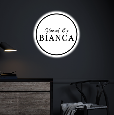Business signage for Bianca Robles