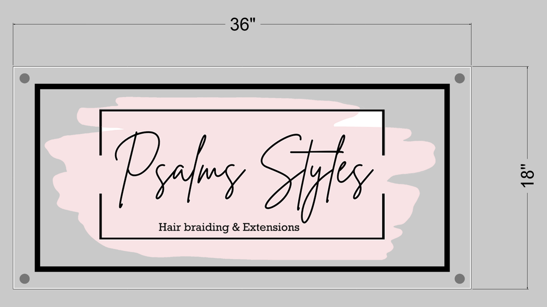 Custom Signs For psalma