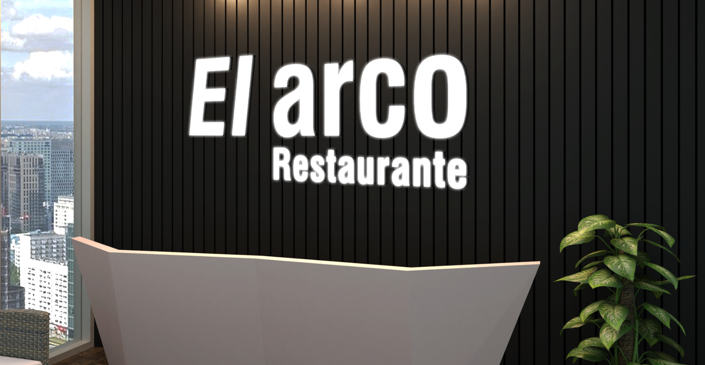 3d Acrylic Frontlit Sign for Flor Cruz
