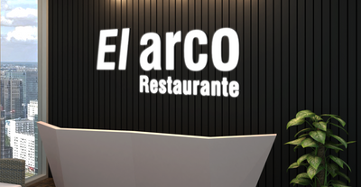 3d Acrylic Frontlit Sign for Flor Cruz