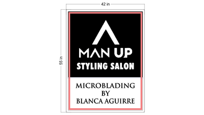 Light Box Sign for Blanca Aguirre
