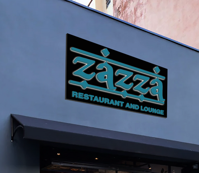 3D Metal Backlit Sign with BackBoard for Arinze Iheme