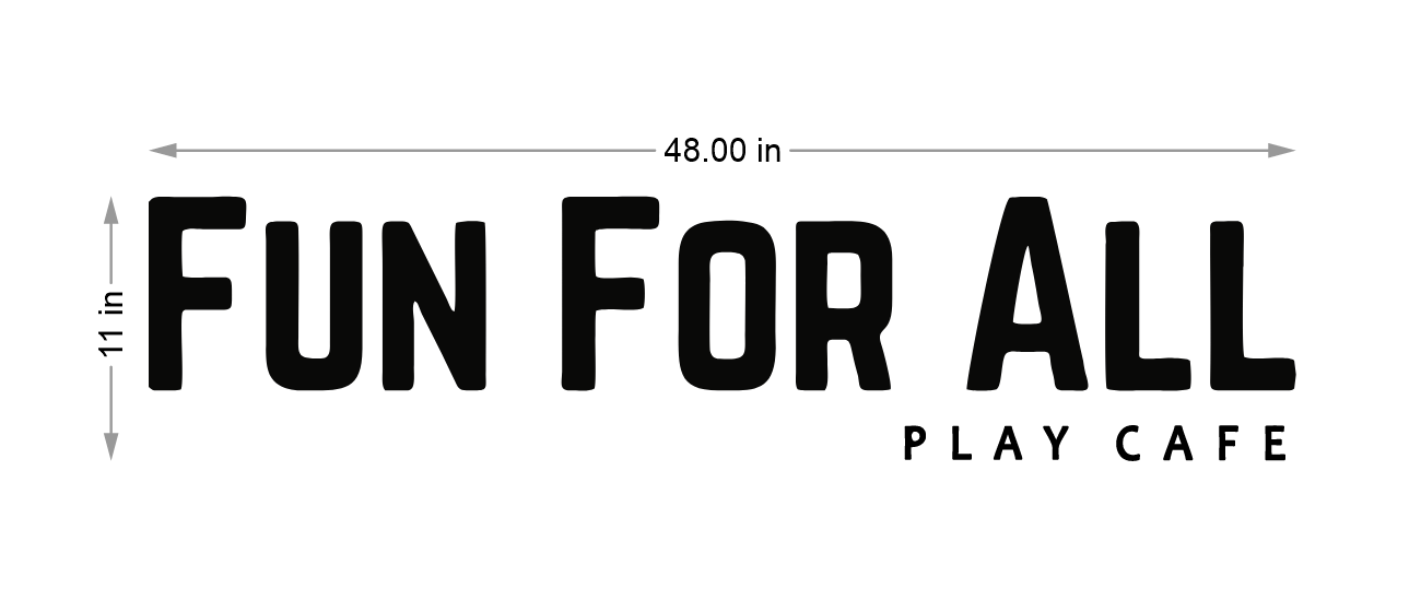 Acrylic Frontlit sign for Alyssa Johns