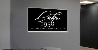 3d Metal Backlit Sign Hollowcut for Danny