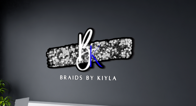 3D Acrylic Frontlit sign for Shakiyla