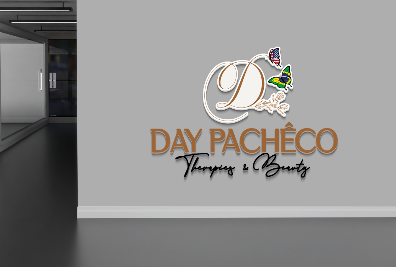 Business signage for Dayane Pacheco