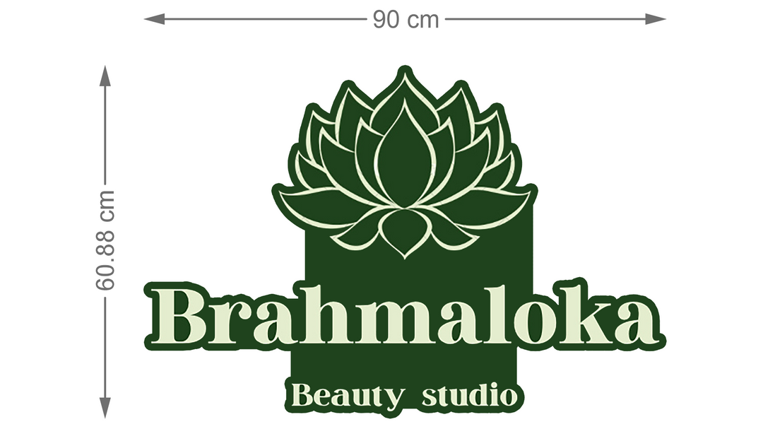 3D UV Metal Backlit sign for Ebony Christie