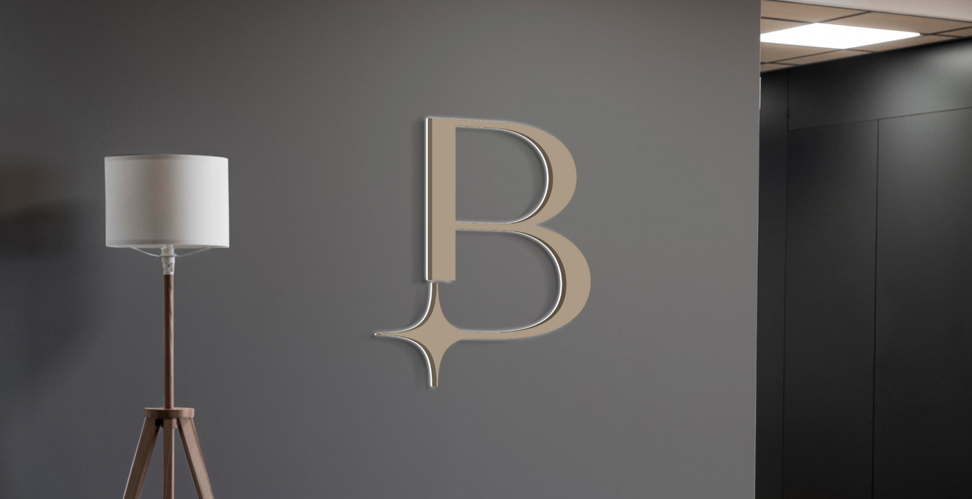 3D Metal Backlit sign for Kelley Shepard