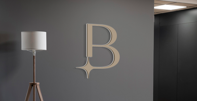 3D Metal Backlit sign for Kelley Shepard