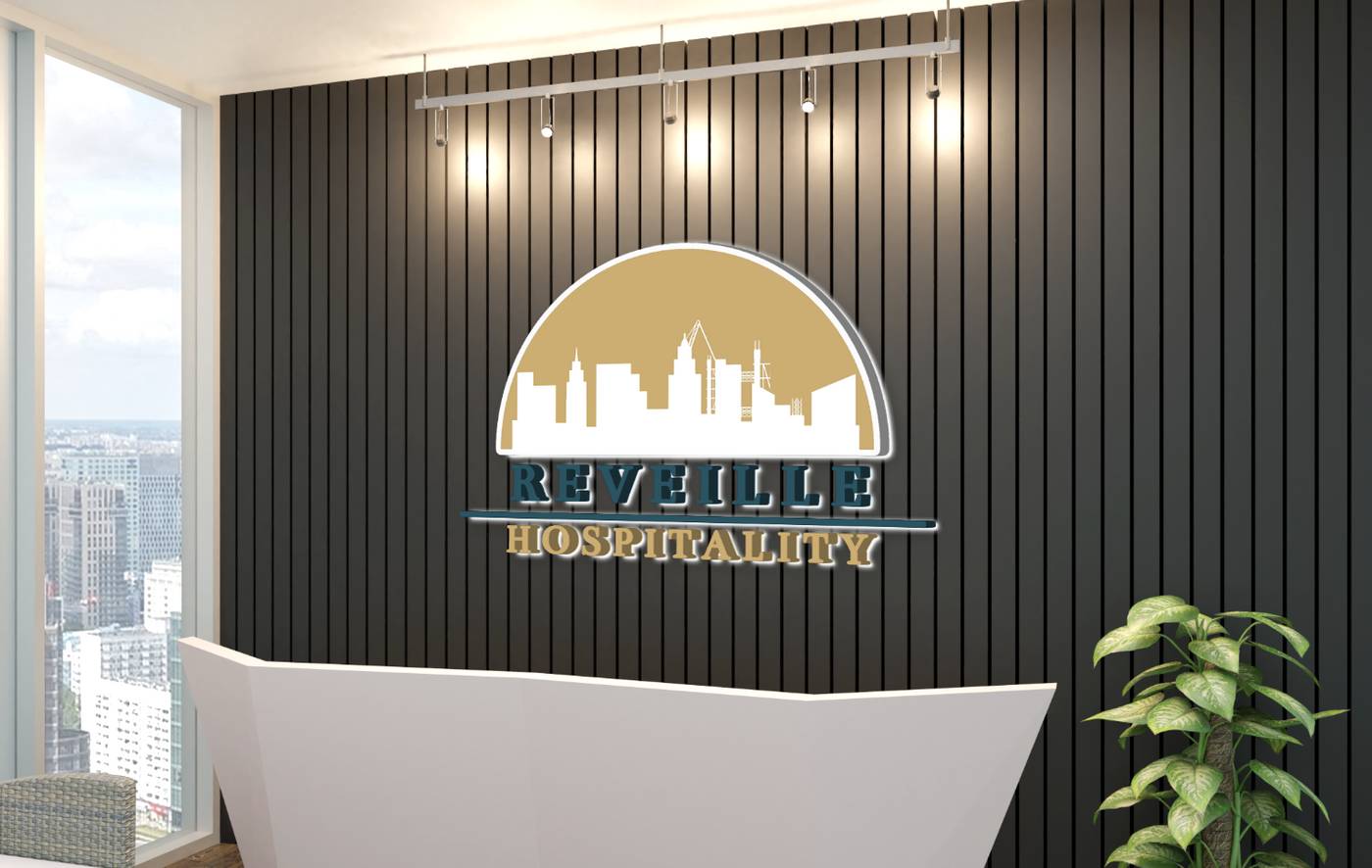 3D Metal Backlit Sign for Marco