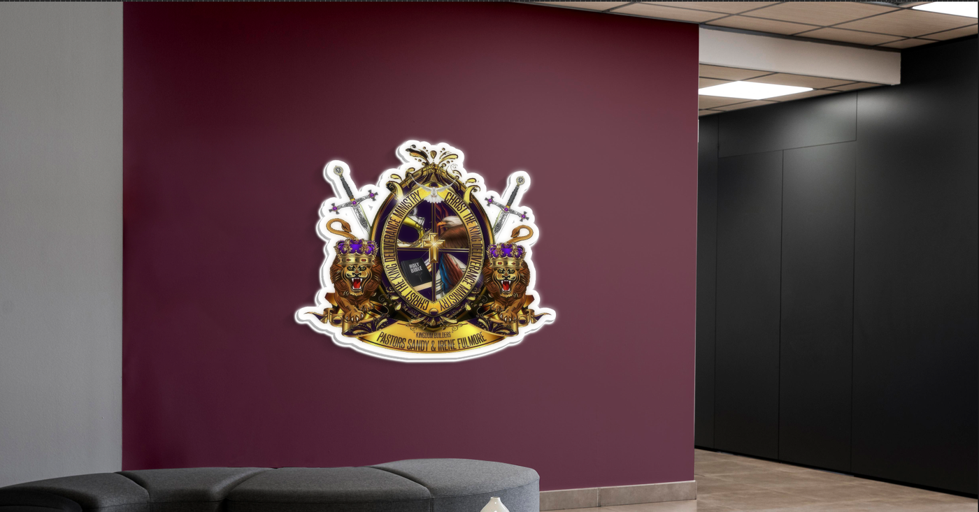 3D UV Acrylic Double-lit Sign Brittany Fulmore