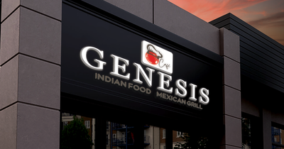 3D UV Acrylic Double-lit Sign For Shenoy Sangha