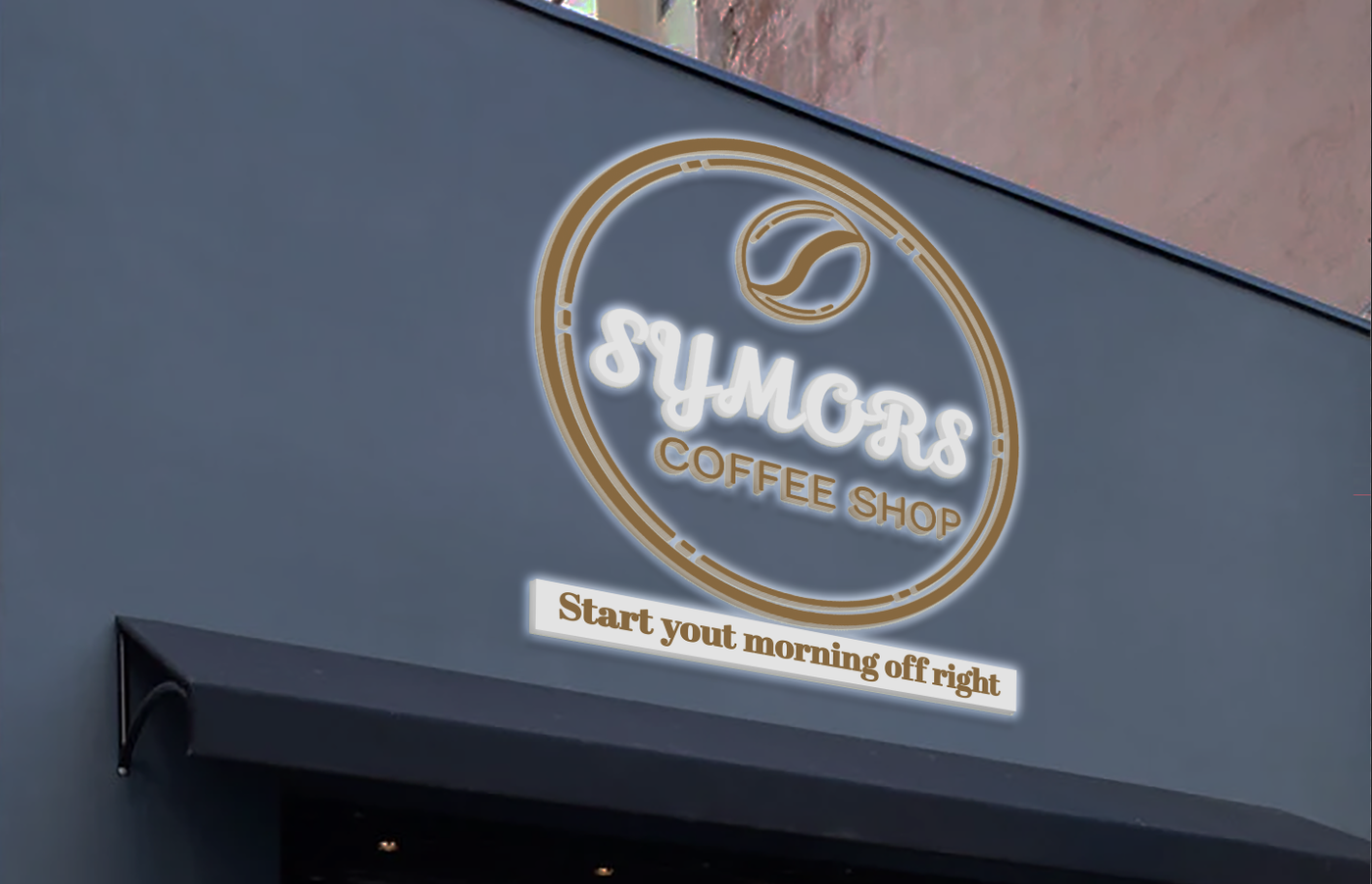Storefront signge for Taylor Clark