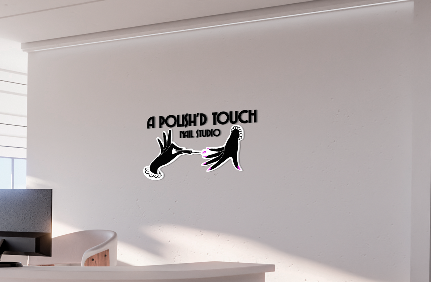 10mm acrylic letter for Karen Fletcher