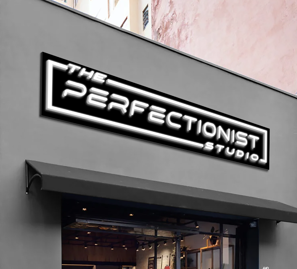 Acrylic Frontlit with backboard Sign For Jeffrey Brito