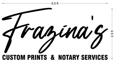 Business signage for faraz
