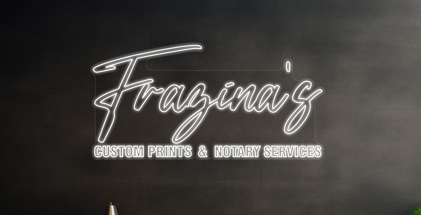 Business signage for faraz