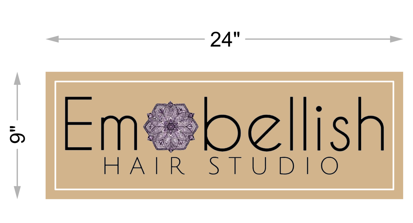 3 Blade Sign For Emily poindexter