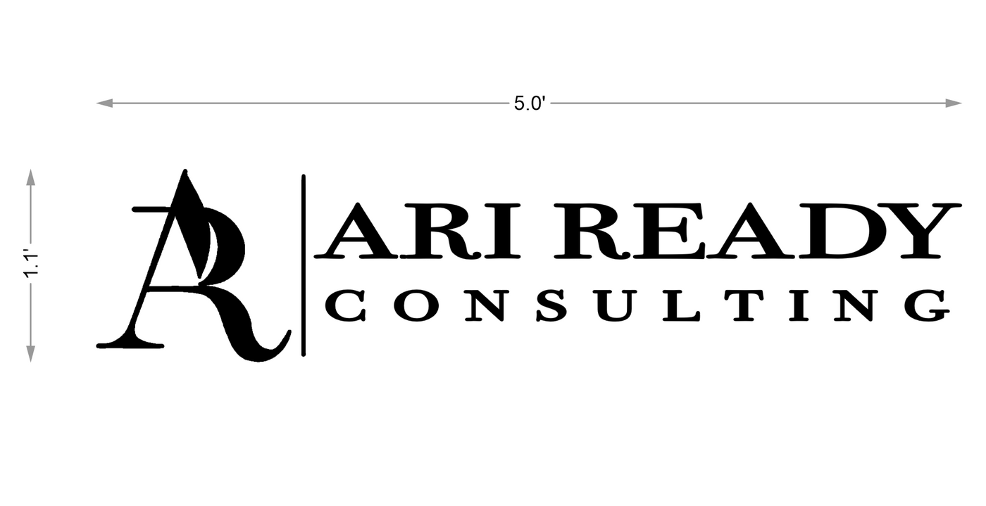 5MM Metal Letters Sign for Ariane Washington