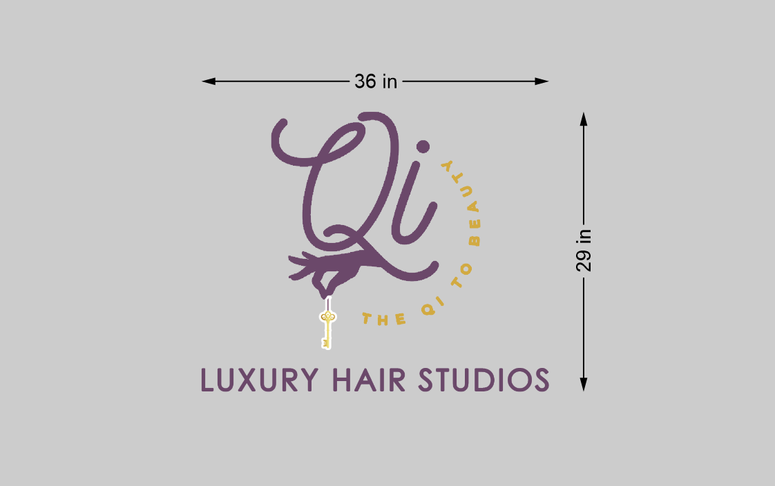 Custom Signs For The Qi to Beauty