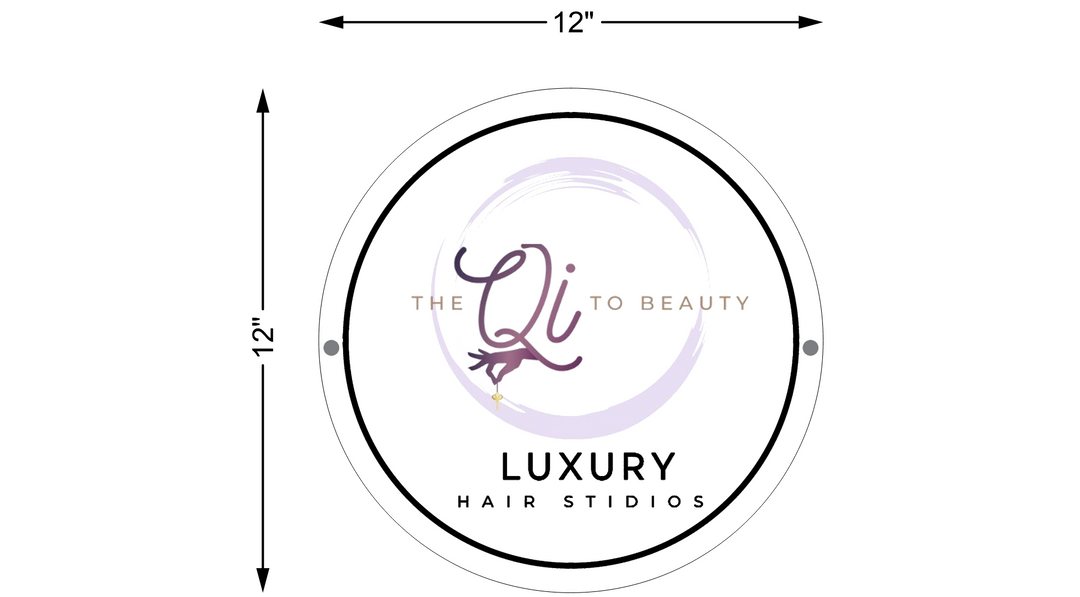 Custom Signs For The Qi to Beauty